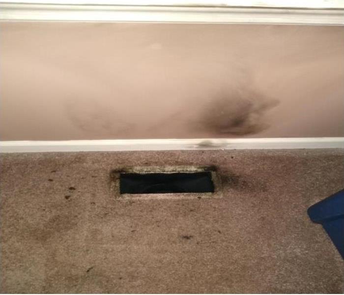 fire damage to air ducts and carpet